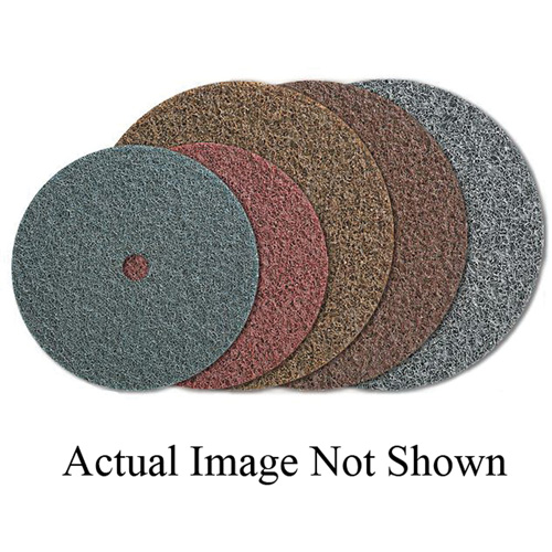 Disque de pr&eacute;paration de surface QUICK-STEP BLENDEX, 4-1/2" dia., Grain Extra grossier, Oxyde d'aluminium NTL Industrial