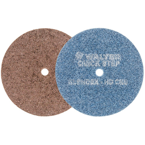 Disque de pr&eacute;paration de surface QUICK-STEP BLENDEX, 5" dia., Grain Extra grossier, Oxyde d'aluminium NTL Industrial