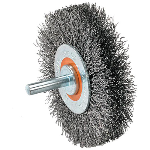 Disque mont&eacute; &agrave; fils cr&ecirc;p&eacute;s, 3" dia., Fils 0,0118" NTL Industrial