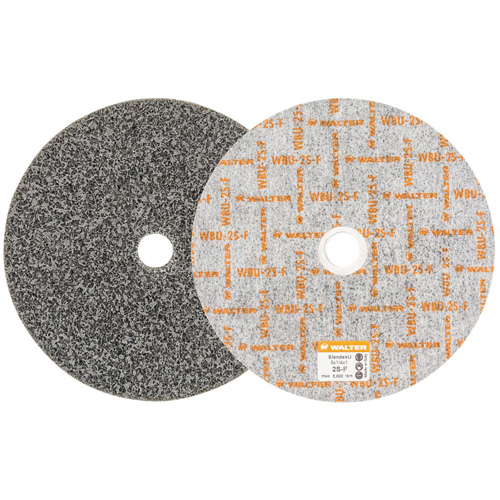 Blendex U Finishing Wheel, 6" Dia., 2SF Grit, Silicon Carbide NTL Industrial