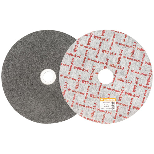 Blendex U Finishing Wheel, 6" Dia., 6SF Grit, Silicon Carbide NTL Industrial