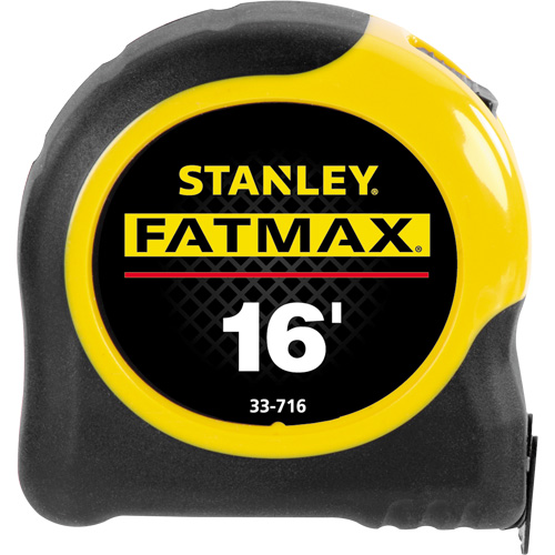 FatMax&reg; Measuring Tape, 1-1/4" x 16', 16ths of an Inch Graduations NTL Industrial