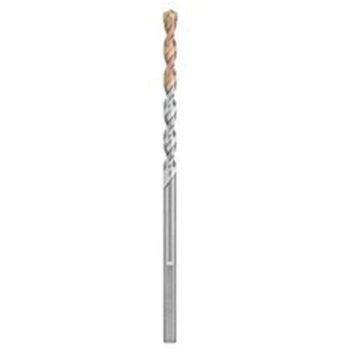Foret &agrave; 4 cannelures pour marteau &agrave; percussion, 1/4", Tige 3 m&eacute;plats, Carbure NTL Industrial