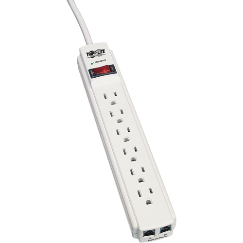 Protect-It Surge Suppressors, 6 Outlets, 720 J, 1800 W, 4' Cord NTL Industrial