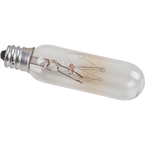 AMPOULE,INCAND.T6,CLAIRECANDELABLRE,15W,145V,1/P NTL Industrial