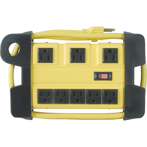 Workshop Power Box, 8 Outlet(s), 6', 15 Amps, 1875 W, 125 V NTL Industrial