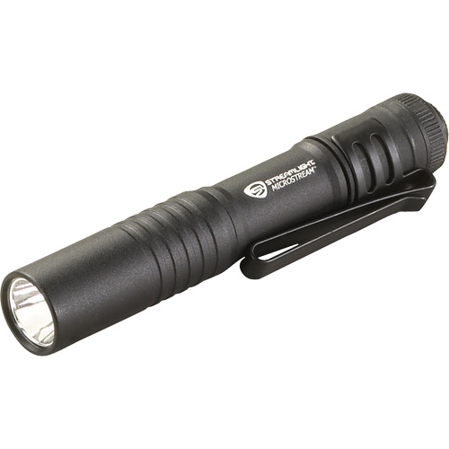 MicroStream&reg; Pen Light, LED, 45 Lumens, Aluminum Body, AAA Batteries, Included NTL Industrial
