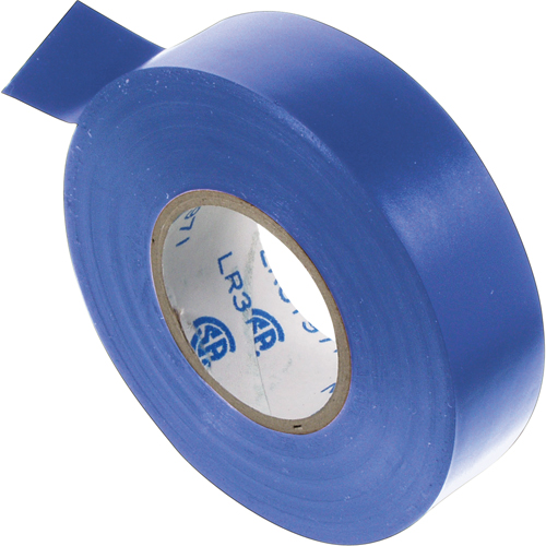 Electrical Tape, 19 mm (3/4") x 20.1 m (66'), Blue, 7 mils NTL Industrial