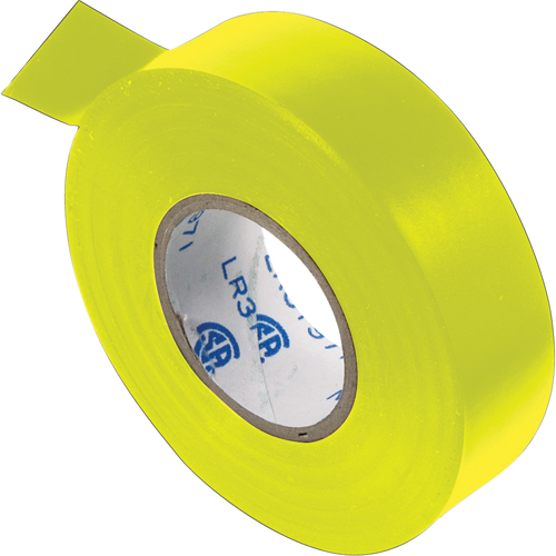 Rubans isolant, 19 mm (3/4") x 20,1 m (66'), Jaune, 7 mils NTL Industrial