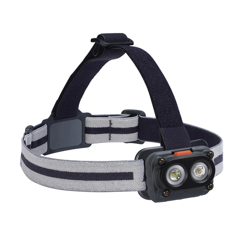 Lampe frontale robuste Hardcase, DEL, 325 lumens, 6,5 hres de fonctionnement, piles AA NTL Industrial