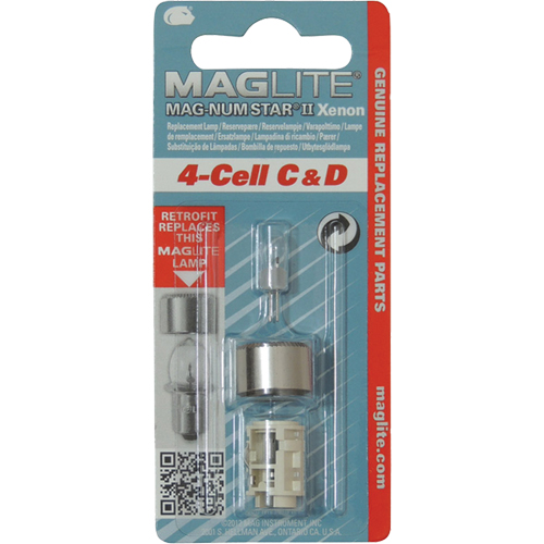 Replacement Bulb for 4-Cell C & D Flashlights NTL Industrial