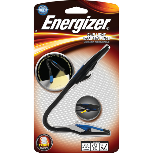 Clip Light, LED, 11 Lumens, CR2032 Batteries NTL Industrial