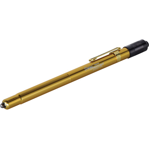 Stylus&reg; Pen Light, LED, 11 Lumens, Aluminum Body, AAAA Batteries, Included NTL Industrial