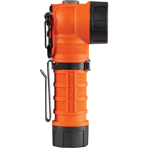 PolyTac&reg; 90 X Right Angle Flashlight, LED, CR123A Batteries, Polymer NTL Industrial