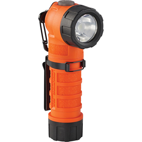 PolyTac&reg; 90 X Right Angle Flashlight, LED, CR123A Batteries, Polymer NTL Industrial