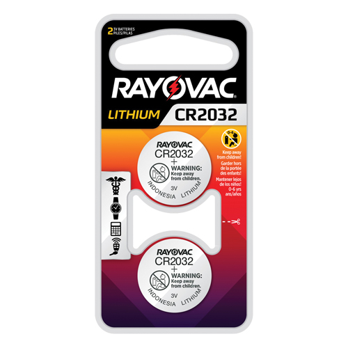 CR2032 Lithium Coin Cell Batteries, 3 V NTL Industrial