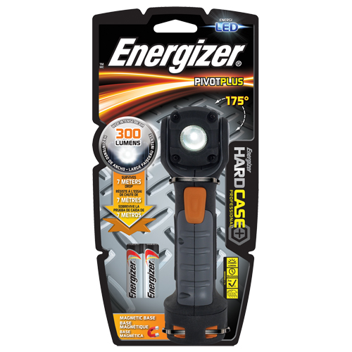 PivotPro Flashlights, LED, 300 Lumens, AA Batteries NTL Industrial
