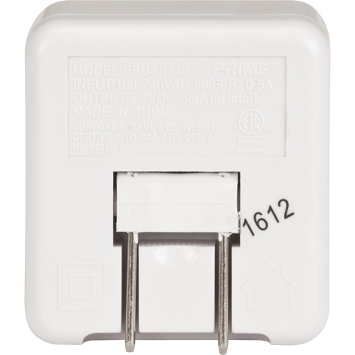 Prime&reg; High-Speed USB Charger NTL Industrial