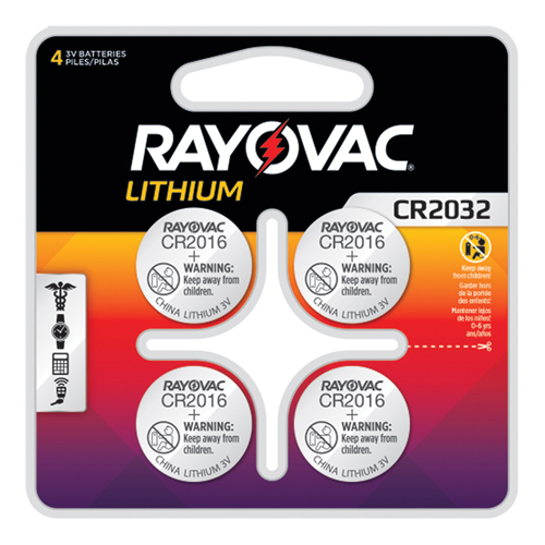 CR2032 Lithium Coin Cell Batteries, 3 V NTL Industrial