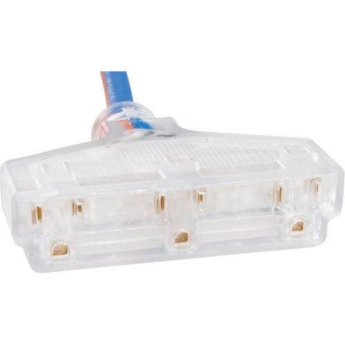 Cordon rallonge en caoutchouc TPE avec indicateur lumineux, Toutes saisons, SJEOW, AWG 12/3, 15 A, 3 prise(s), 25' NTL Industrial