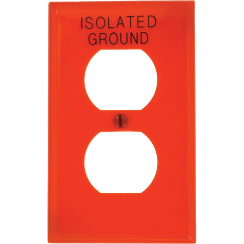 Plaque murale pour prise double NTL Industrial