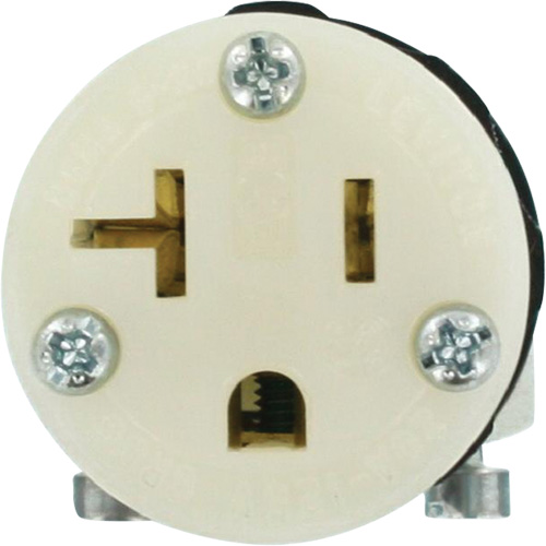 Hospital Grade Extension Plug Connector, 5-20R, Nylon NTL Industrial