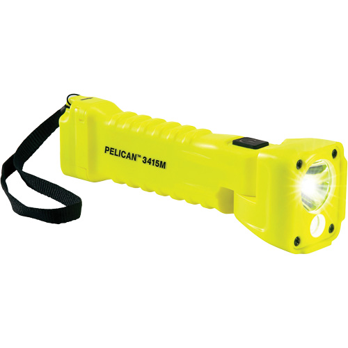 Magnetic Right Angle Flashlight, LED, 336 Lumens, AA Batteries NTL Industrial