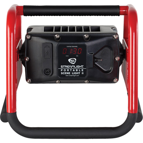 Rechargeable Portable Scene Light II, LED, 10000 Lumens, Plastic Housing NTL Industrial