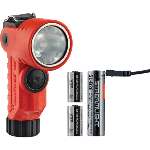 Lame de poche &agrave; alimentation multiple &agrave; angle droit pour casque Vantage 180 X, DEL, Piles Rechargeable/CR123A, Polym&egrave;re de nylon NTL Industrial