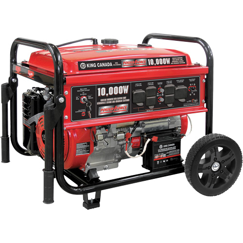 Gasoline Generator with Electric Start, 10000 W Surge, 7500 W Rated, 120 V/240 V, 25 L Tank NTL Industrial
