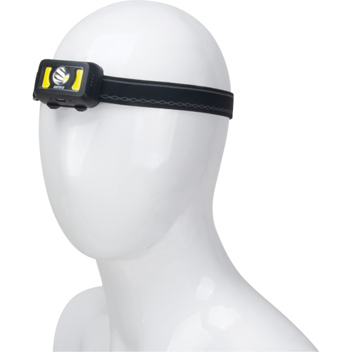 Lampe frontale, DEL, 350 lumens, 2 hres de fonctionnement, piles Rechargeable NTL Industrial