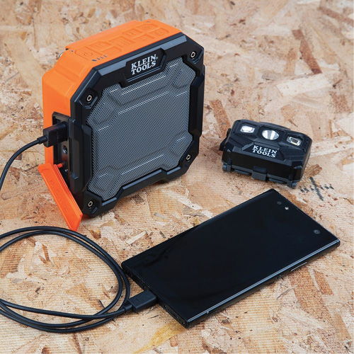 Bluetooth&reg; Jobsite Speaker with Magnet & Hook (Tool Only), Lithium-Ion NTL Industrial
