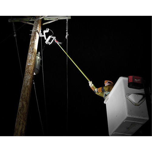 Lampe USB polyvalente REDLITHIUM pour perche isolante, DEL, Piles Rechargeable, Aluminium NTL Industrial