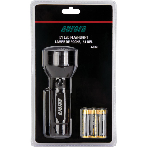 AFL300 Flashlight, LED, 180 Lumens, AA Batteries NTL Industrial