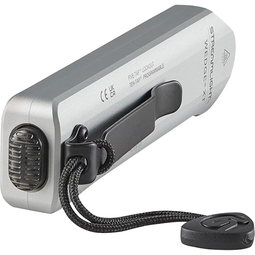 Wedge&reg; Slim Everyday Carry Flashlight, LED, 1000 Lumens, Rechargeable Batteries NTL Industrial