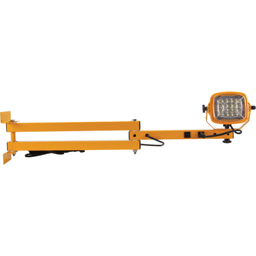 Lampe de quai, Bras 40", 50 W, Ampoule DEL, M&eacute;tal NTL Industrial