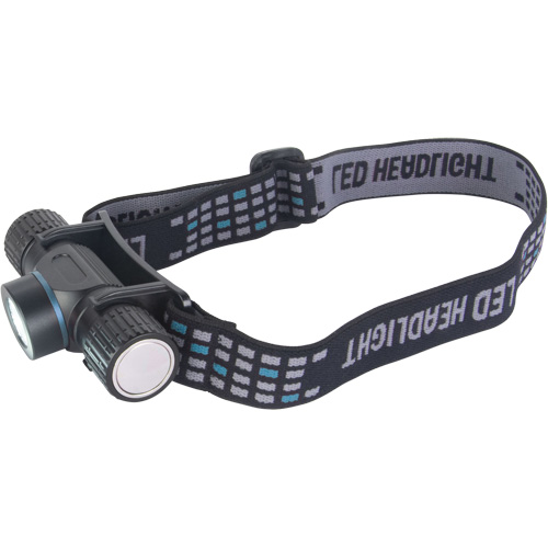 Lampe frontale magn&eacute;tique, DEL, 1100 lumens, 4.5 hres de fonctionnement, piles Rechargeable NTL Industrial