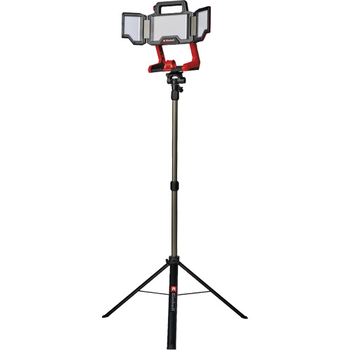 Lampe de travail &agrave; DEL professionnelle &agrave; panneaux pliants lumens sans fil 18V sur tr&eacute;pied, DEL, 3600 lumens NTL Industrial