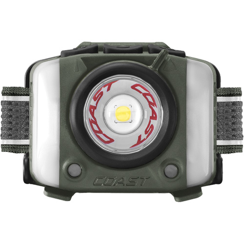 FL97R Tri-Colour Headlamp with Twist Focus & Voice Activation, LED, 830 Lumens, 2 Hrs. Run Time, Rechargeable Batteries NTL Industrial