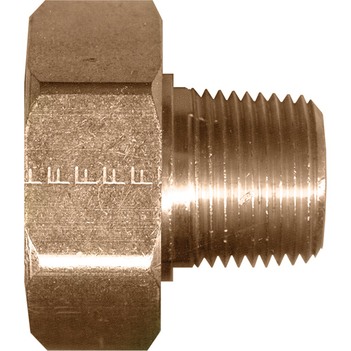 Swivel Connector, 1/2" Dia, Brass NTL Industrial