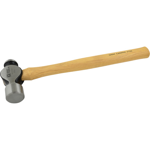 Marteau &agrave; panne sph&eacute;rique, Poids de la t&ecirc;te 40 oz, Face Ordinaire, Prise Bois NTL Industrial