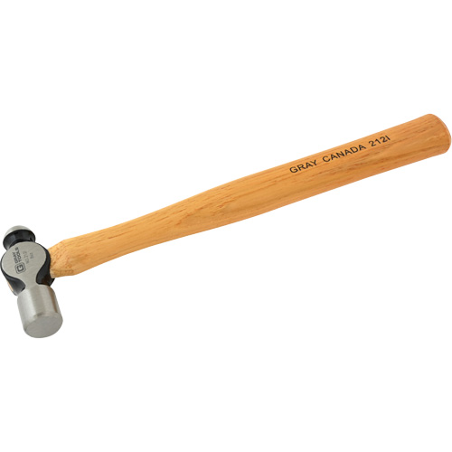 Marteau &agrave; panne sph&eacute;rique, Poids de la t&ecirc;te 8 oz, Face Ordinaire, Prise Bois NTL Industrial