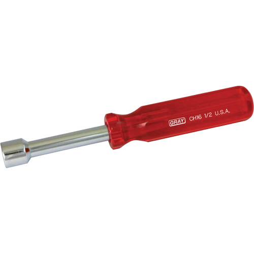 SAE Nut Driver, 1/2" Drive, 7" L NTL Industrial