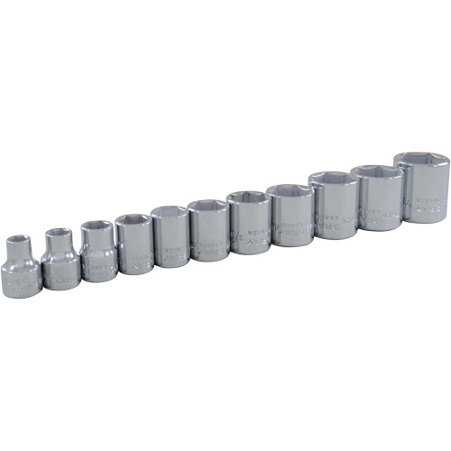 Jeu de douilles SAE, 11 Mcx, Prise de 3/8" NTL Industrial