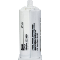 Colle &eacute;poxyde Plus 25, Deux composants, Cartouche double, 50 ml, Gris NTL Industrial