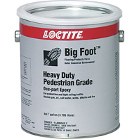 Big Foot™ Heavy-Duty Pedestrian Grade Anti-Slip Floor Coating, 1 gal., Epoxy-Based, Black AA603 | NTL Industrial