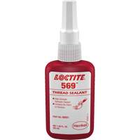 569 Hydraulic Thread Sealant, Bottle, 50 ml, -54° C - 149° C/-65° F - 300° F NTL Industrial