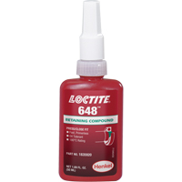 648™ High Strength/Rapid Cure Retaining Compounds, 50 ml, Bottle, Green AF077 | NTL Industrial