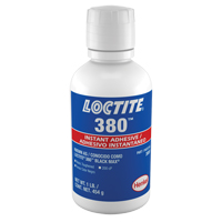 380™ Toughened Instant Adhesives, Black, Bottle, 453 g AF080 | NTL Industrial