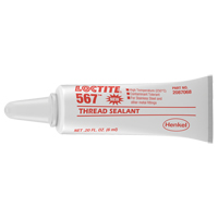 567 High Temperature Thread Sealant, Tube, 6 ml, -53.88° C - 204° C/-65° F - 400° F NTL Industrial